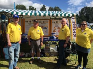 Banbury Lions with our Stall